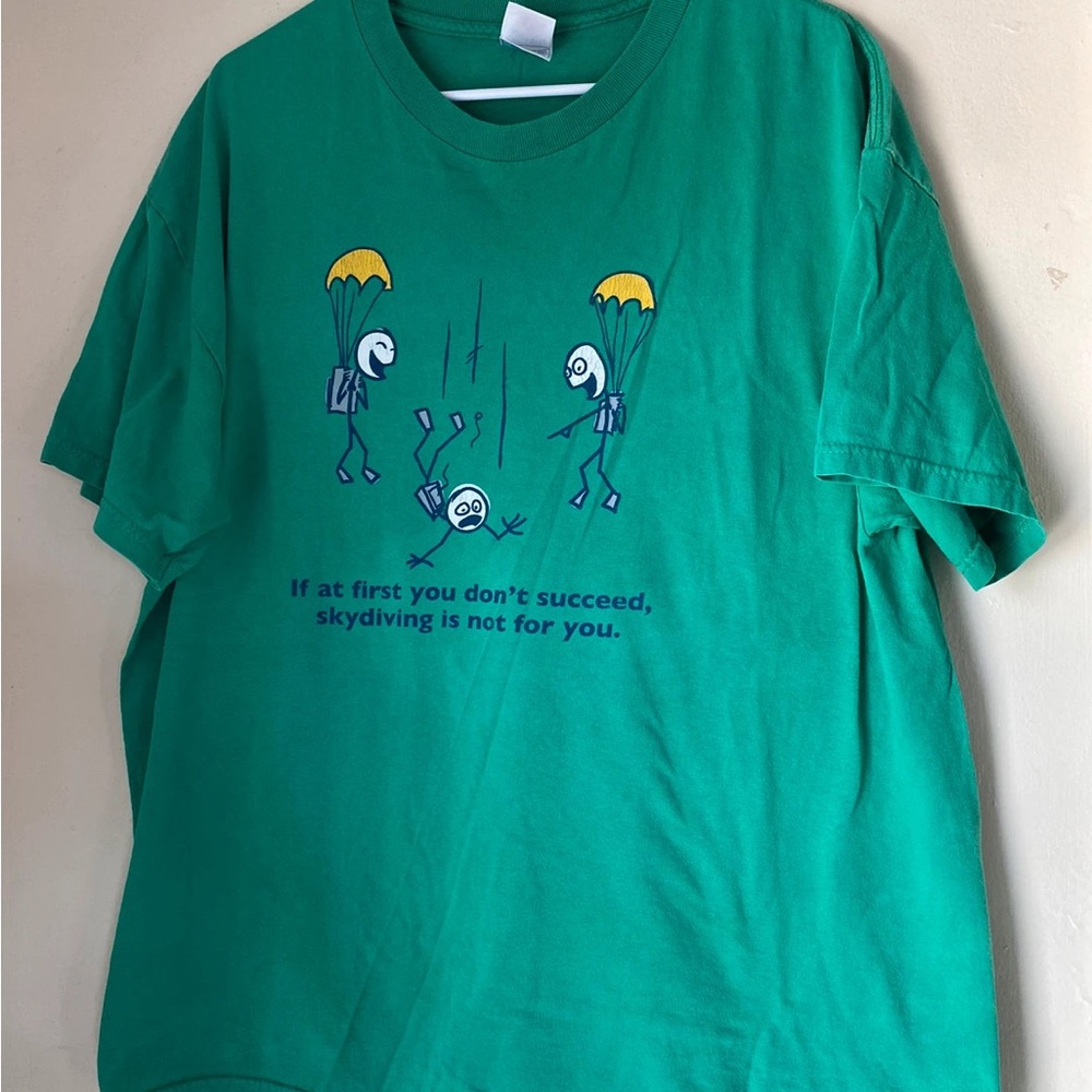 vintage tennesee river funny comedy joke shirt xl 100% cotton humor